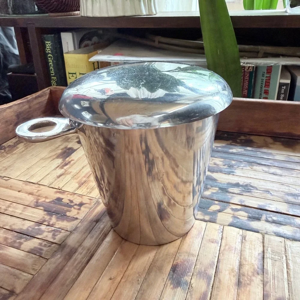 Nima Oberoi Lunares San Francisco Hand-Cast Aluminum Lidded Vessel – Modern